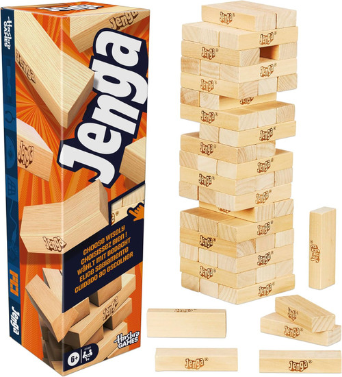 Jenga - The Original Wood Block Stacking Tower Game
