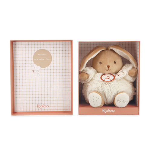 Kaloo - Signature Perle Musical Rabbit Cream 17cm