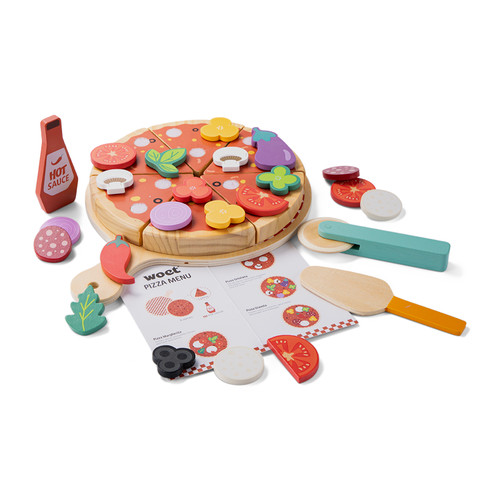 Woet by New Classic Toys - Pizza Play Food Set