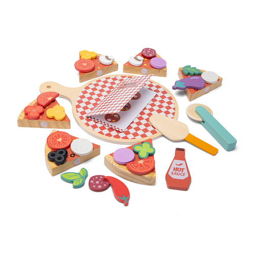 Woet by New Classic Toys - Pizza Play Food Set