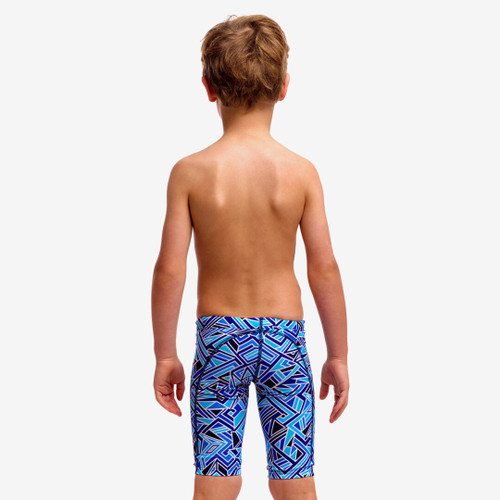 Funky Trunks - Miniman Toddler Boy's Jammers - Blue Bits