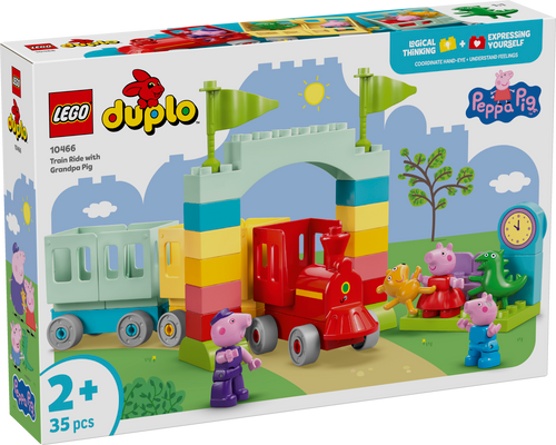 LEGO® DUPLO® Peppa Pig - Train Ride with Grandpa Pig 10466