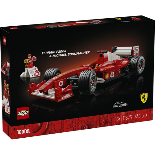 LEGO® ICONS - Ferrari F2004 & Michael Schumacher 11375
