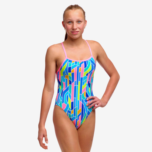 Funkita - Single Strap One Piece Swimmers - Pillared