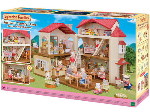 Sylvanian Families - Red Roof Country Home with Attic