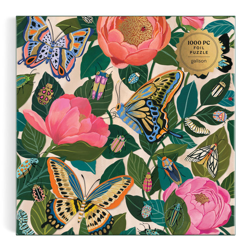 Galison 1000pc - Between the Blooms Foil Puzzle
