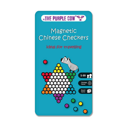 The Purple Cow - Magnetic Travel Game - Chinese Checkers