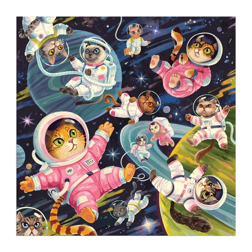 Galison 500pc - A Space Meowdyssey Puzzle