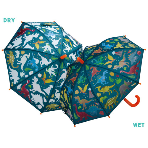 Floss & Rock Colour Changing Umbrella - Dinosaurs