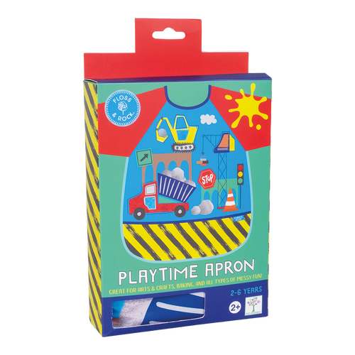 Floss & Rock Playtime Apron - Construction