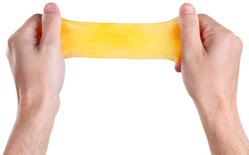 Crazy Aaron's  Thinking Putty - Mac & Cheese - Mix It 4" Tin