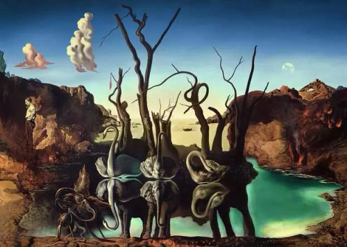 Ravensburger 1000pc - Salvador Dali Swans Reflecting Elephants Puzzle