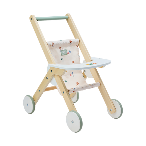 Eureka Kids - Wooden Baby Doll's Stroller