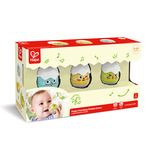 Hape - Happy Hatchlings Wobble Rattles