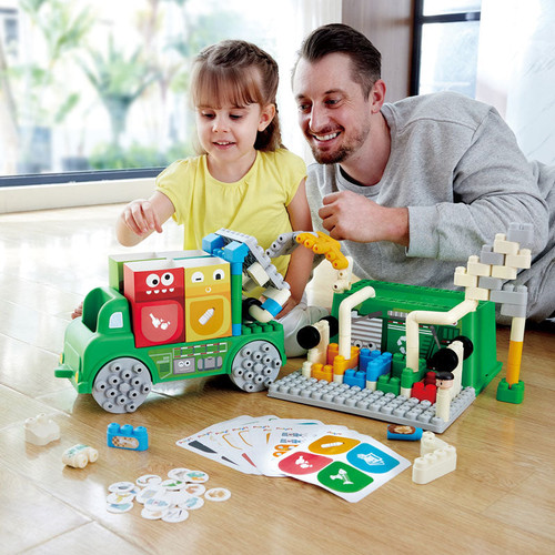 Poly M - Garbage Sorting Truck 101pcs