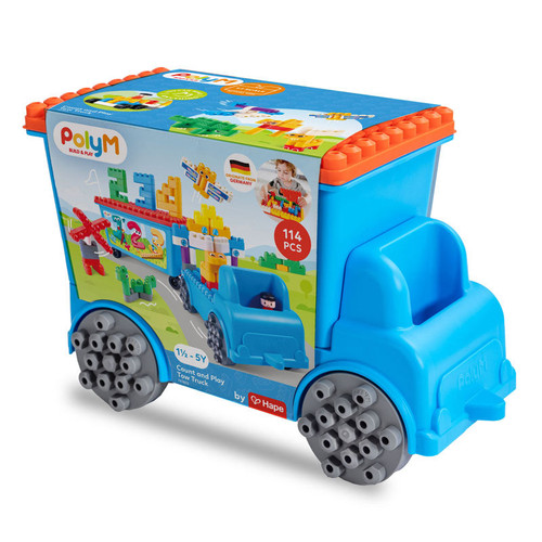Poly M - Count and Play Tow Truck 114pc