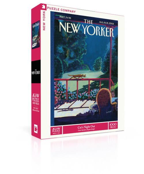New York Puzzle Company 1000pc - Cat's Night Out Puzzle