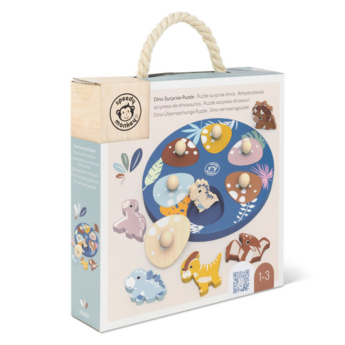 Speedy Monkey - Dino Surprise Puzzle