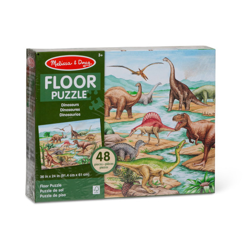 Melissa & Doug- Dinosaurs Floor Puzzle 48pc