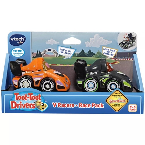VTech Toot-Toot Drivers Race Pack - Orange & Black V Racers