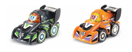 VTech Toot-Toot Drivers Race Pack - Orange & Black V Racers