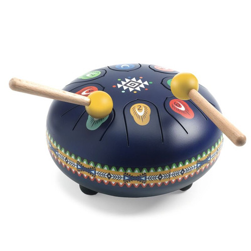Djeco - Animambo Dark Blue Tongue Drum 16cm