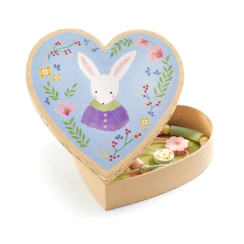 Djeco - Cecile's Bracelets in Heart Shaped Box