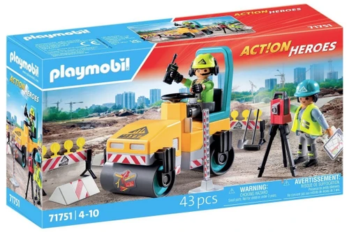 Playmobil Road Construction 71751 – Construction Site Playset