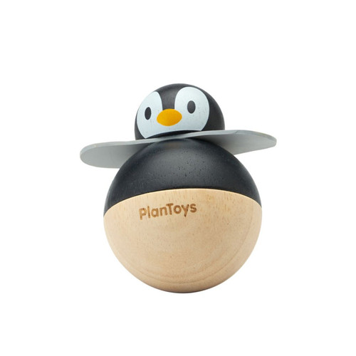 PlanToys - Montessori-Inspired Penguin Wobbler