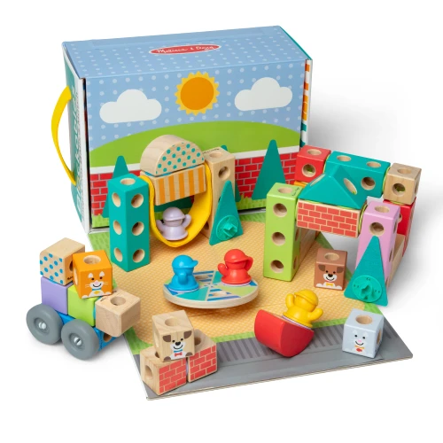 Melissa & Doug - Blockables™ Town Play Set