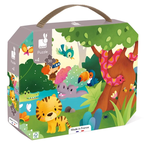 Janod 36pc - Wild Animal Puzzle