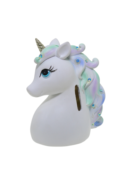 Cotton Candy - Unicorn Money Box - Purple/Blue