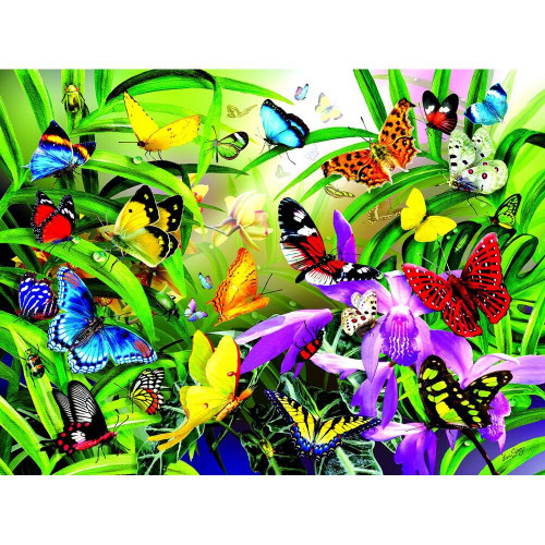 Sunsout 1000pc - Tropical Butterflies Puzzle