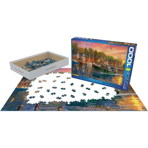 Eurographics 1000pc - Harbour Sunset Puzzle