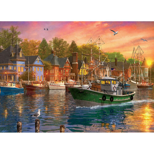 Eurographics 1000pc - Harbour Sunset Puzzle