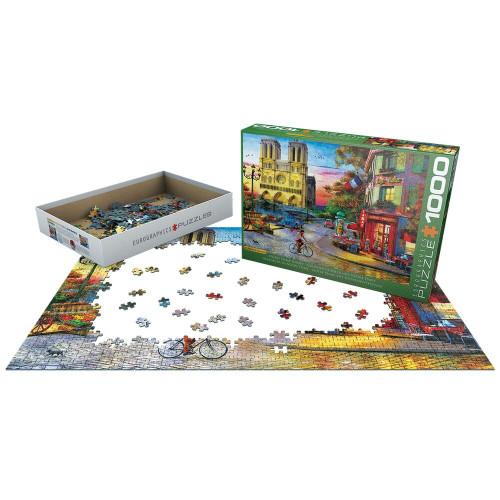 Eurographics 1000pc - Notre Dame Sunset Puzzle