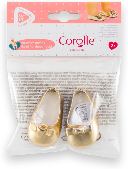 Corolle - Gold Ballet Flats for Corolle 36cm Mon Grand Baby Dolls