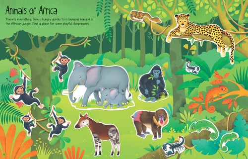 Usborne First Sticker Book: Jungle