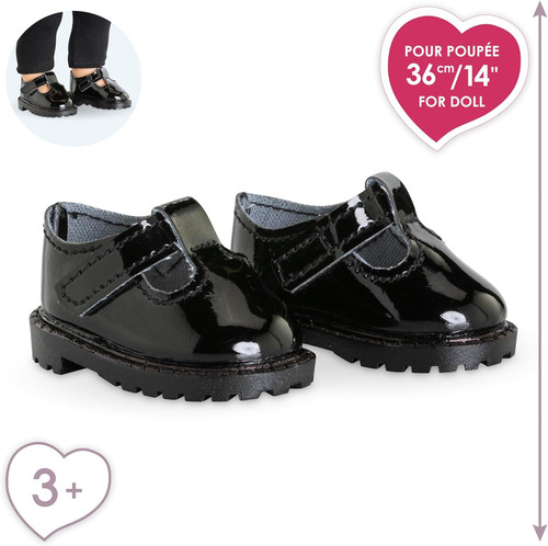 Corolle - Black Varnished Shoes for Ma Corolle 36cm Dolls