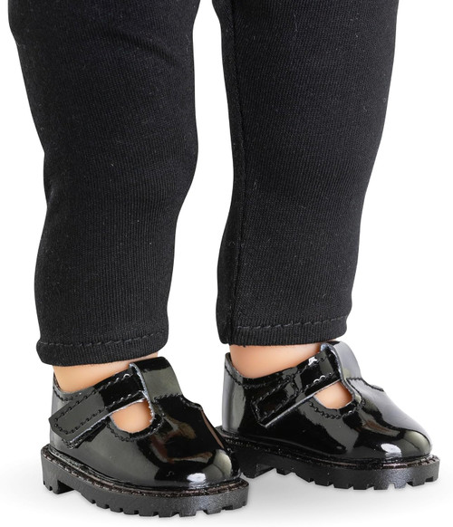 Corolle - Black Varnished Shoes for Ma Corolle 36cm Dolls