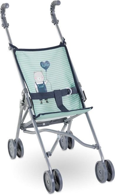 Sage doll stroller for Corolle 36cm 42cm and 52cm baby dolls with striped fabric seat
