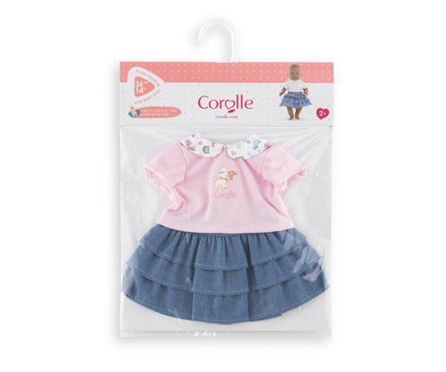 Corolle Mon Premier - A weekend in Paris T-Shirt & Skirt to fit 36cm Baby Doll