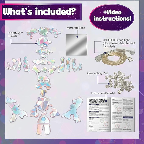 Prismic Build Your Own 3D Puzzle - Bear Lantern