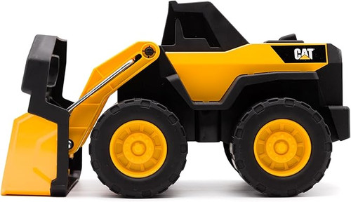 CAT Compact Steel Wheel Loader FR83427 12 inch construction toy with working loader arm and steel bucket