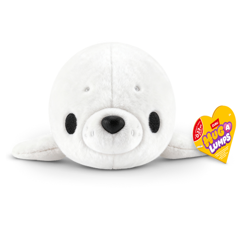 ZURU - Hug-a-Lumps Weighted Fluffy Plush Baby 0.23Kg - Sandy the Seal
