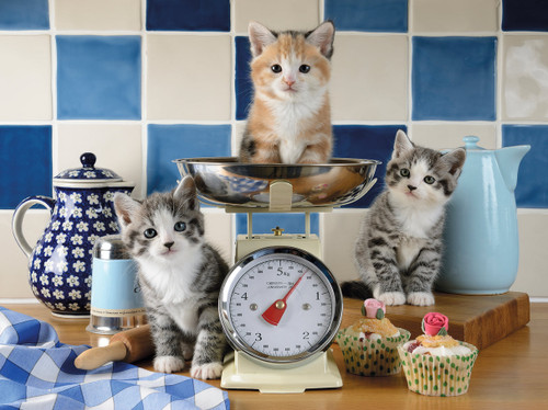 Ravensburger 1500pc - Kittens in the Kitchen Puzzle