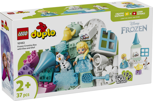 LEGO DUPLO Disney Frozen Creative Box with Elsa and Olaf 10462 featuring Elsa, Olaf and colourful toddler-friendly building bricks
