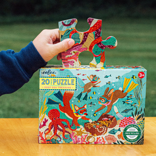 eeBoo 20pc - Deep Sea Treasure Puzzle