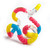 Tangle Jr. Textured - Yellow/Pink/Blue/Clear