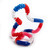 Tangle Jr. Textured - Red/Pink/Blue/Clear